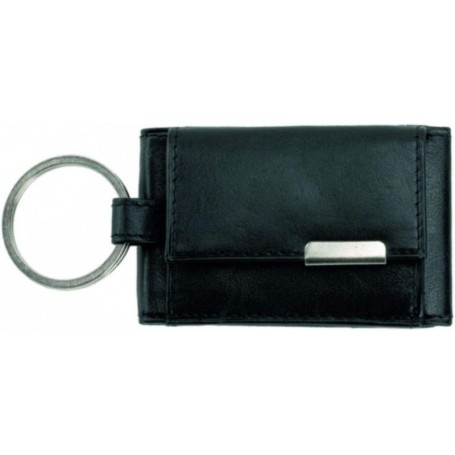 Alassio Mini porte-monnaie avec ornement mtallique, noir