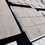 TerCasa Set de patins en feutrine, 164 pices, gris