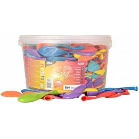 PAPSTAR Ballons de baudruche, assorti, 500 pices