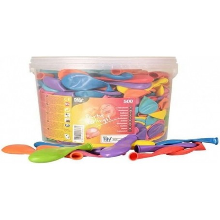 PAPSTAR Ballons de baudruche, assorti, 500 pices