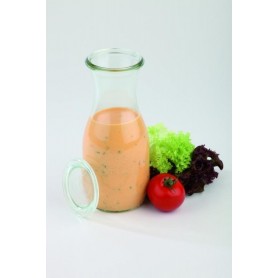 APS Carafe Weck avec couvercle, 500 ml, set de 6