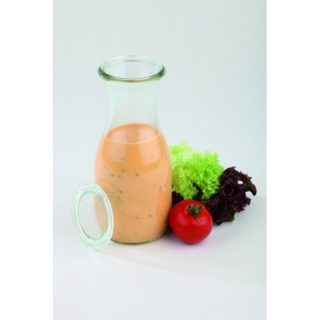 APS Carafe Weck avec couvercle, 500 ml, set de 6