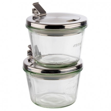 APS Bocal Weck avec couvercle, 370 ml, set de 2