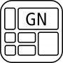 APS Tablette NERO GN 1/3, 325 x 176 x 25 mm, noir