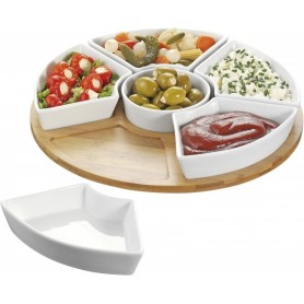 Esmeyer Service SUSAN, en bois/porcelaine, 7 pices