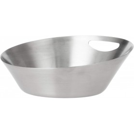 Esmeyer Corbeille pain et service VISTA, rond, argent
