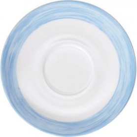 Esmeyer Soucoupe BRUSH, 140 mm, bleu/blanc