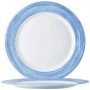 Esmeyer Assiette dessert BRUSH, 195 mm, bleu/blanc