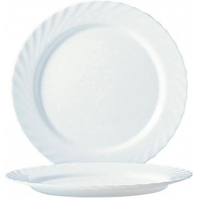 Esmeyer Assiette plate TRIANON, 245 mm, blanc
