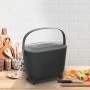 EDA Poubelle compost avec filtre, vert/anthracite
