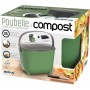 EDA Poubelle compost avec filtre, noir/anthracite