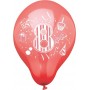PAPSTAR Zahlenluftballons \"8\", rund, farbig sortiert