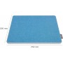 sigel Tapis de souris Eyestyle, bleu clair/gris fonc