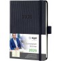 sigel Agenda de poche Conceptum 2025, env. A6, noir