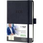 sigel Agenda de poche Conceptum 2025, env. A6, noir