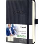 sigel Agenda planning Conceptum 2024/2025, env. A6, noir