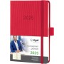 sigel Agenda de poche Conceptum 2025, env. A6, rouge