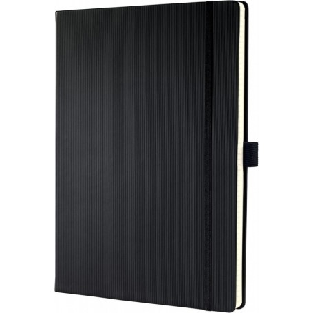 sigel Notizbuch Conceptum, DIN A4+, kariert, schwarz