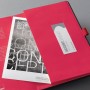 sigel Carnet de notes Conceptum, A5, quadrill, noir/rouge
