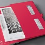 sigel Carnet de notes Conceptum, A4, lign, noir/rouge
