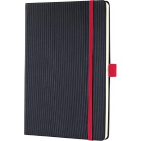 sigel Carnet de notes Conceptum, A5, lign, noir/rouge