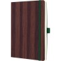 sigel Carnet Conceptum Nature Edition, A5, bois, pointill