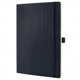 sigel Carnet de notes Conceptum, A4, quadrill, noir