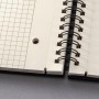 sigel Carnet spirale Conceptum, A5, quadrill, noir