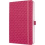 sigel Carnet de notes Jolie, similicuir, A5, fuchsia