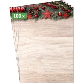 sigel Papier motif de Nol \"Chalet Style\", A4