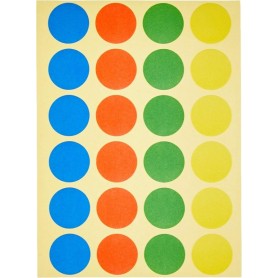 MAUL Pastille de couleur, diamtre: 19 mm, assorti