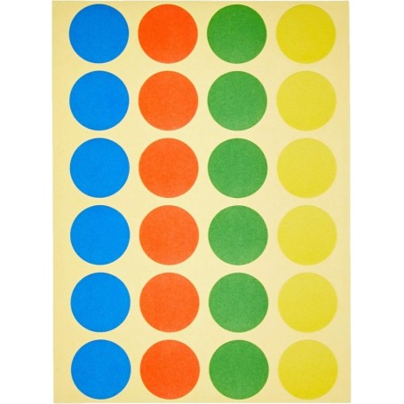 MAUL Pastille de couleur, diamtre: 19 mm, assorti