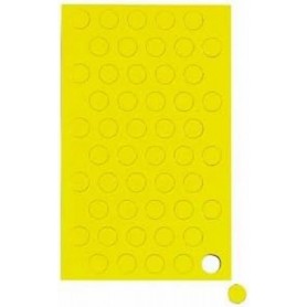 MAUL Symbole magntique cercle, diamtre: 10 mm, jaune