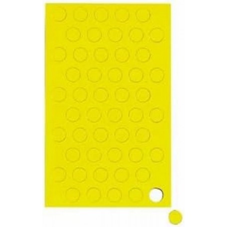 MAUL Symbole magntique cercle, diamtre: 10 mm, jaune