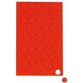 MAUL Symbole magntique cercle, diamtre: 10 mm, rouge
