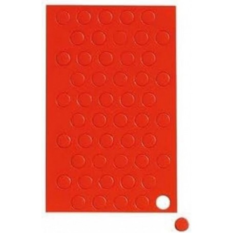 MAUL Symbole magntique cercle, diamtre: 10 mm, rouge