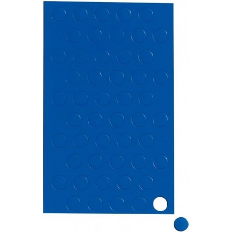 MAUL Symbole magntique cercle, diamtre: 10 mm, bleu