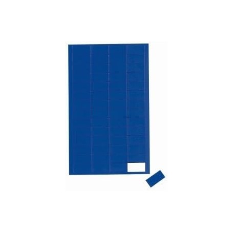 MAUL Symbole magntique rectangle, 20 x 10 mm, bleu