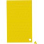 MAUL Symbole magntique triangle, 10 x 10 mm, jaune