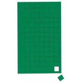 MAUL Symbole magntique carr, 10 x 10 mm, vert