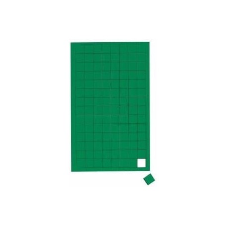MAUL Symbole magntique carr, 10 x 10 mm, vert