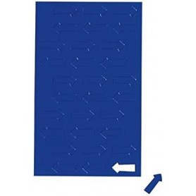 MAUL Symbole magntique flche, 20 x 10 mm, bleu