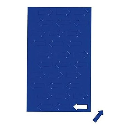MAUL Symbole magntique flche, 20 x 10 mm, bleu