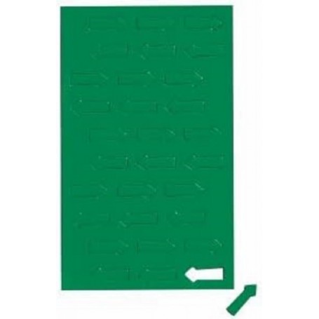MAUL Symbole magntique flche, 20 x 10 mm, vert