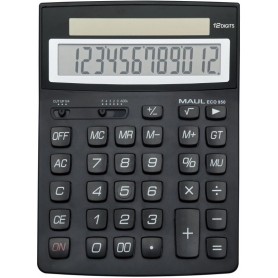 MAUL Calculatrice de bureau ECO 950, 12 chiffres, noir