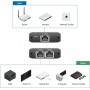 LogiLink Rpartiteur Gigabit Ethernet, RJ45/USB-C - 2x RJ45