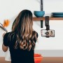 LogiLink Support pour smartphone, pince, pliable, noir