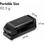 LogiLink Support pour smartphone, pince, pliable, noir