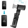 LogiLink Support pour smartphone, pince, pliable, noir
