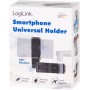 LogiLink Support pour smartphone, pince, pliable, noir